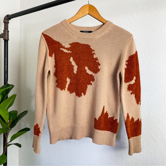 🛎️ 5/$20 Alpha Studio Silk Cotton Wool Cashmere Crewneck Sweater Size S - Picture 3 of 12